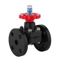 PVC membranski ventil s prirobnico