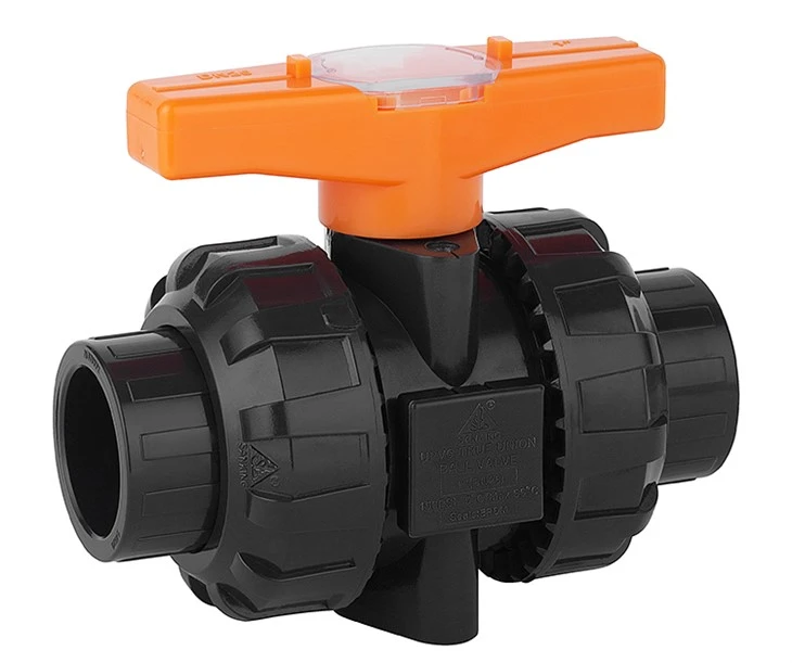 PVC True Union Ball Valve With Vented Ball Type PVC True Union Ball Valve With Vented Ball Type